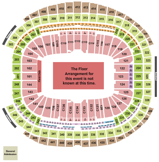 Allegiant Stadium Terence Crawford Seating Chart